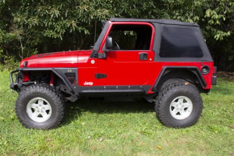 Fishbone Offroad Jeep LJ Rock Slider W/Tube Step - Black Powdercoat thumbnail 5
