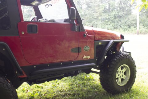 Fishbone Offroad Jeep LJ Rock Slider W/Tube Step - Black Powdercoat thumbnail 7