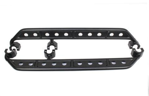Fishbone Offroad 07-18 Jeep Wrangler JK 4 Door Steel Side Steps - Black Textured Powdercoat thumbnail 7