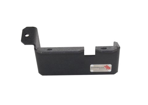 Fishbone Offroad 97-06 Jeep Wrangler TJ Steering Box Skid Plate - Black Textured Powdercoat thumbnail 1