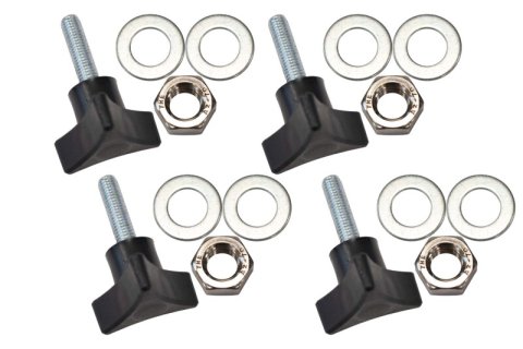Fishbone Offroad 07-18 Jeep Wrangler JK Tub Rail Tie Downs Steel Powdercoat thumbnail 5