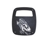 Fishbone Offroad Jeep Wrangler CJ YJ TJ Tail Light Covers - Black Textured Powdercoat thumbnail 2