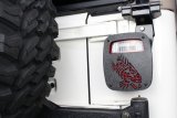 Fishbone Offroad Jeep Wrangler CJ YJ TJ Tail Light Covers - Black Textured Powdercoat thumbnail 4