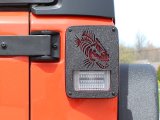 Fishbone Offroad 07-18 Jeep Wrangler JK - Black Textured Powdercoat Tail Light Covers thumbnail 5
