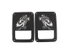 Fishbone Offroad 07-18 Jeep Wrangler JK - Black Textured Powdercoat Tail Light Covers thumbnail 9