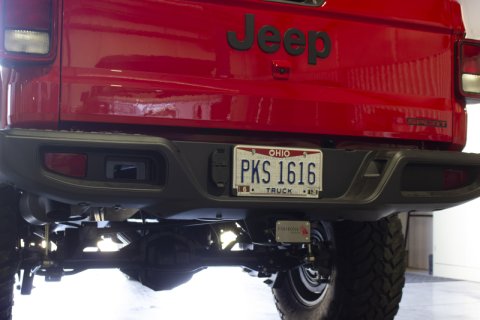 Fishbone Offroad Hitch Cover - 2In Hitch - Black Powdercoated Steel thumbnail 3