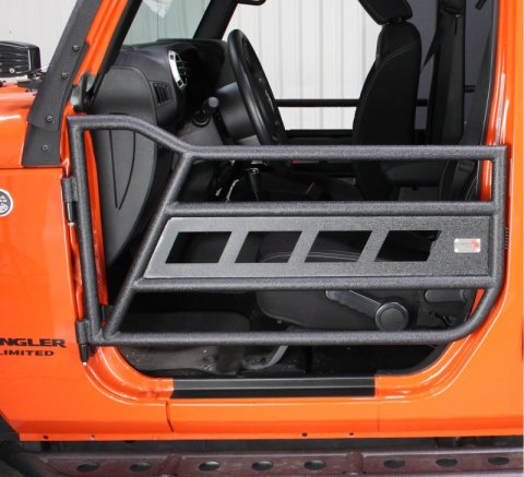 Fishbone Offroad 07-18 Jeep Wrangler JK 2 Door Tube Doors thumbnail 2