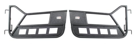 Fishbone Offroad 97-06 Jeep Wrangler TJ Front Tube Doors - Black Textured Powdercoat Steel thumbnail 1