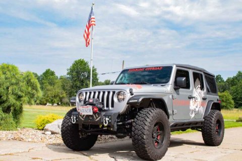 Fishbone Offroad 07-18 Jeep Wrangler JK Barracuda Modular Front Bumper - Base thumbnail 4