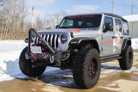 Fishbone Offroad 07-18 Jeep Wrangler JK Barracuda Stinger Bar thumbnail 3