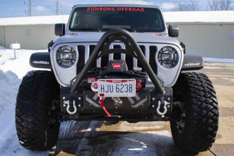Fishbone Offroad 07-18 Jeep Wrangler JK Barracuda Stinger Bar thumbnail 4