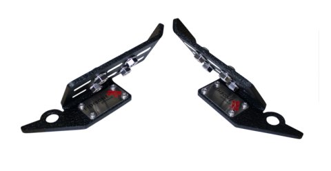 Fishbone Offroad 2021+ Ford Bronco Foot Pegs - Black thumbnail 5