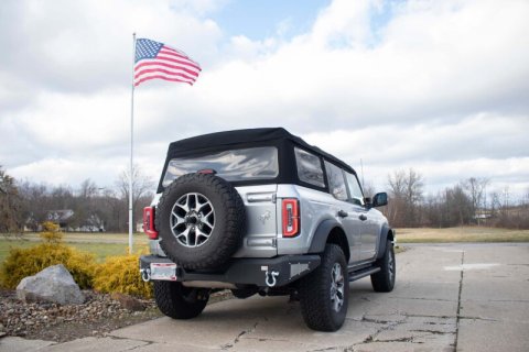 Fishbone Offroad 2021+ Ford Bronco Rear Bumper - Black thumbnail 6