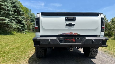 Fishbone Offroad 07-13 Chevy Silverado 1500 Rear Bumper - Black thumbnail 5