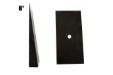 Fishbone Offroad Universal 8in Leaf Spring Shim - Black thumbnail 1