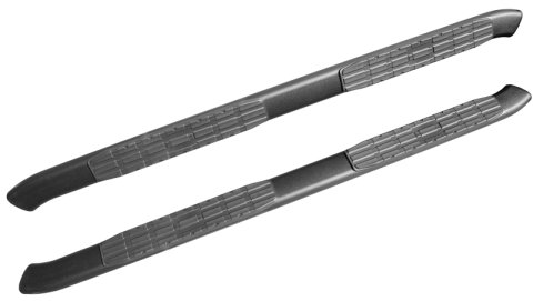 Fishbone Offroad 07-21 Toyota Tundra Double Cab Oval Side Steps - Black Textured thumbnail 1