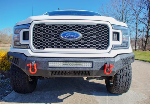 Fishbone Offroad 18-20 Ford F150 Pelican Front Bumper - Black Texture thumbnail 3