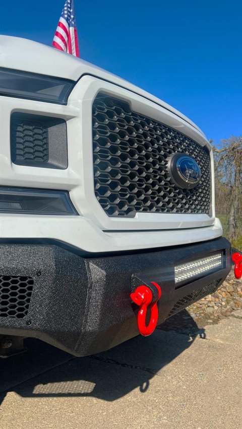 Fishbone Offroad 18-20 Ford F150 Pelican Front Bumper - Black Texture thumbnail 6