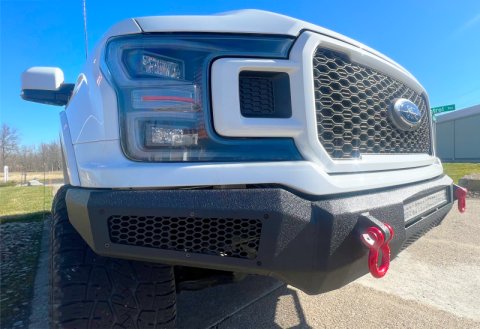 Fishbone Offroad 18-20 Ford F150 Pelican Front Bumper - Black Texture thumbnail 9