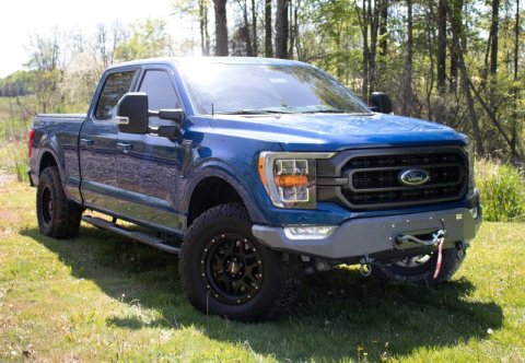 Fishbone Offroad 2021+ F150 Pelican Winch Plate Only (Fits FB22366) - Black Texture thumbnail 9