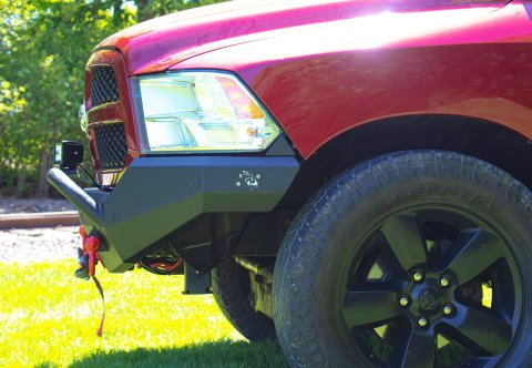 Fishbone Offroad 2009+ Ram 1500 Classic Anglerfish Front Bumper - Black Texture thumbnail 3
