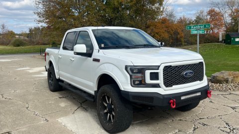 Fishbone Offroad 2015+ Ford F150 / 2017+ Raptor Pod Light Bracket - Black thumbnail 2
