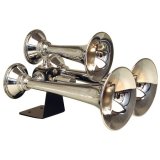 Kleinn Chrome Triple Horn/ 13.5In/11.75In/8.5In - Chrome-Plated Spun Copper thumbnail 2