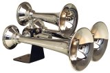 Kleinn Chrome Triple Horn/ 13.5In/11.75In/8.5In - Chrome-Plated Spun Copper thumbnail 4