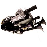 Kleinn Spare Tire Kit w/ Black Triple Horns/ 150 PSI Waterproof Air Compressor / 3.0 gal Air Tank thumbnail 2