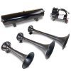 Kleinn Triple Black Horn Kit w/150 PSI Waterproof 3.0 gal Air Tank thumbnail 5