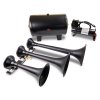 Kleinn Triple Black Horn Kit w/ 150 PSI Waterproof 5.0 gal Air Tank thumbnail 4