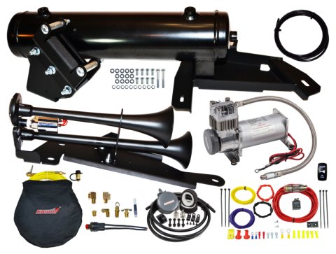 Kleinn 17-21 Can-Am Maverick X3 Onboard Air System w/ Model 102-1 Horns thumbnail 1