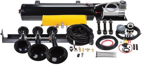 Kleinn 09-14 Ford F-150/ Raptor Onboard Air System w/ Model 230 Horns thumbnail 1