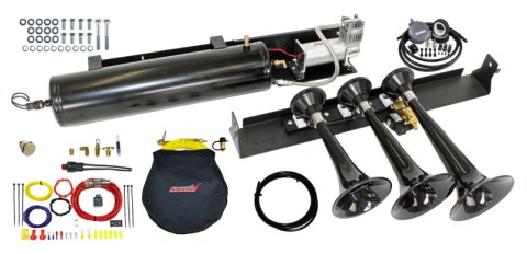 Kleinn 09-14 Ford F-150/ Raptor Onboard Air System w/ Model 230 Horns thumbnail 4