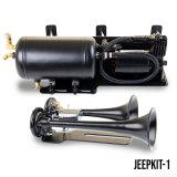 Kleinn 07-18 Jeep Wrangler JK/ JKU Onboard Air System w/ Model 101 Horns thumbnail 3