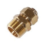 Kleinn 1/2In OD Tubing 1/2In M NPT Straight Compression Fitting thumbnail 4