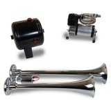 Kleinn Dual Chrome Horn Kit w/ 120 PSI Air Compressor / 0.5 gal Air Tank thumbnail 2