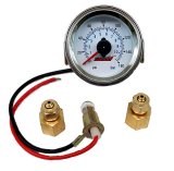Kleinn Panel Mount/ Illuminated/ 160 PSI/ Dual Needle Air Pressure Gauge thumbnail 3