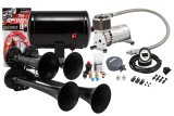 Kleinn Quad Black Horn Kit w/ 130 PSI Air Compressor / 1.0 gal Air Tank thumbnail 1