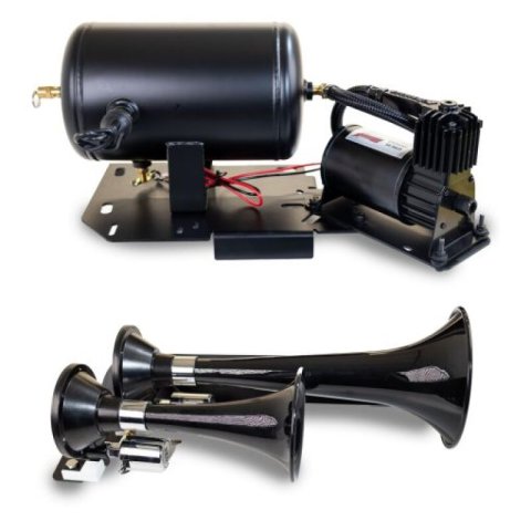 Kleinn 07-18 Chevrolet Silverado Avalanche Onboard Air System w/220 Horns thumbnail 2