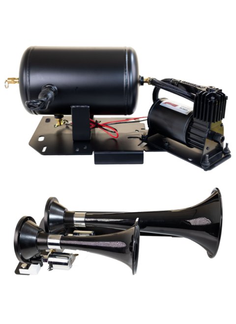 Kleinn 07-18 Chevrolet Silverado Avalanche Onboard Air System w/220 Horns thumbnail 4