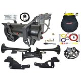 Kleinn 07-19 Chevrolet Silverado 2500 HD/ 3500 HD Onboard Air System w/ Model 230 Horns thumbnail 1