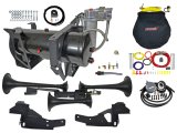 Kleinn 07-19 Chevrolet Silverado 2500 HD/ 3500 HD Onboard Air System w/ Model 730 Horns thumbnail 1