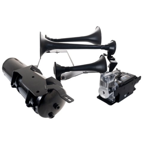 Kleinn 20-26 Chevrolet Silverado 2500 HD/ 3500 HD Onboard Air System w/ Model 230 Horns thumbnail 2