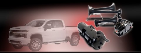 Kleinn 20-26 Chevrolet Silverado 2500 HD/ 3500 HD Onboard Air System w/ Model 230 Horns thumbnail 4