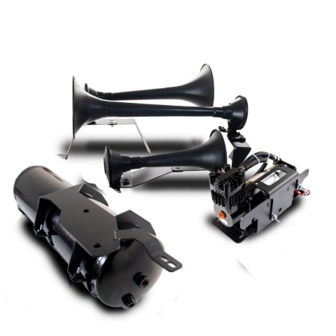 Kleinn 20-26 Chevrolet Silverado 2500 HD/ 3500 HD Onboard Air System w/ Model 730 Horns thumbnail 2