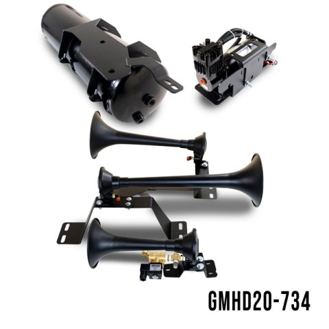 Kleinn 20-26 Chevrolet Silverado 2500 HD/ 3500 HD Onboard Air System w/ Model 730 Horns thumbnail 3