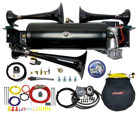 Kleinn 09-18 Dodge Ram 1500 Onboard Air System w/ Model 230 Horns thumbnail 5