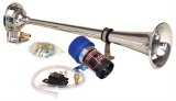 Kleinn Chrome Direct Drive Single Horn/ 13.5In - Chrome-Plated Spun Copper thumbnail 1