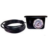 Kleinn Illuminated Single Needle 160 PSI Dash Panel Gauge w/ On/Off Switch thumbnail 3
